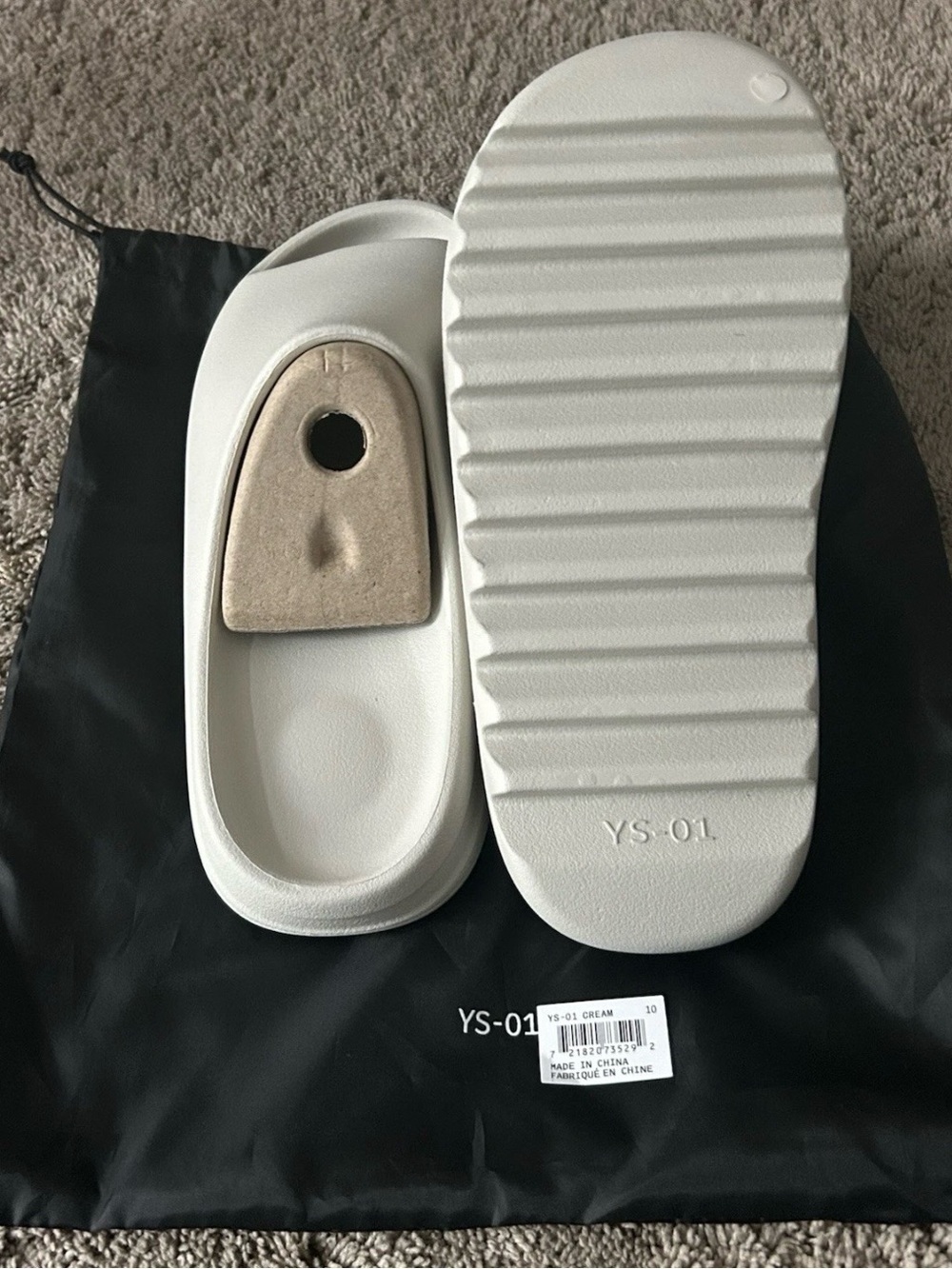 Yeezy Slide Cream/Off-White - Picture 3 of 4